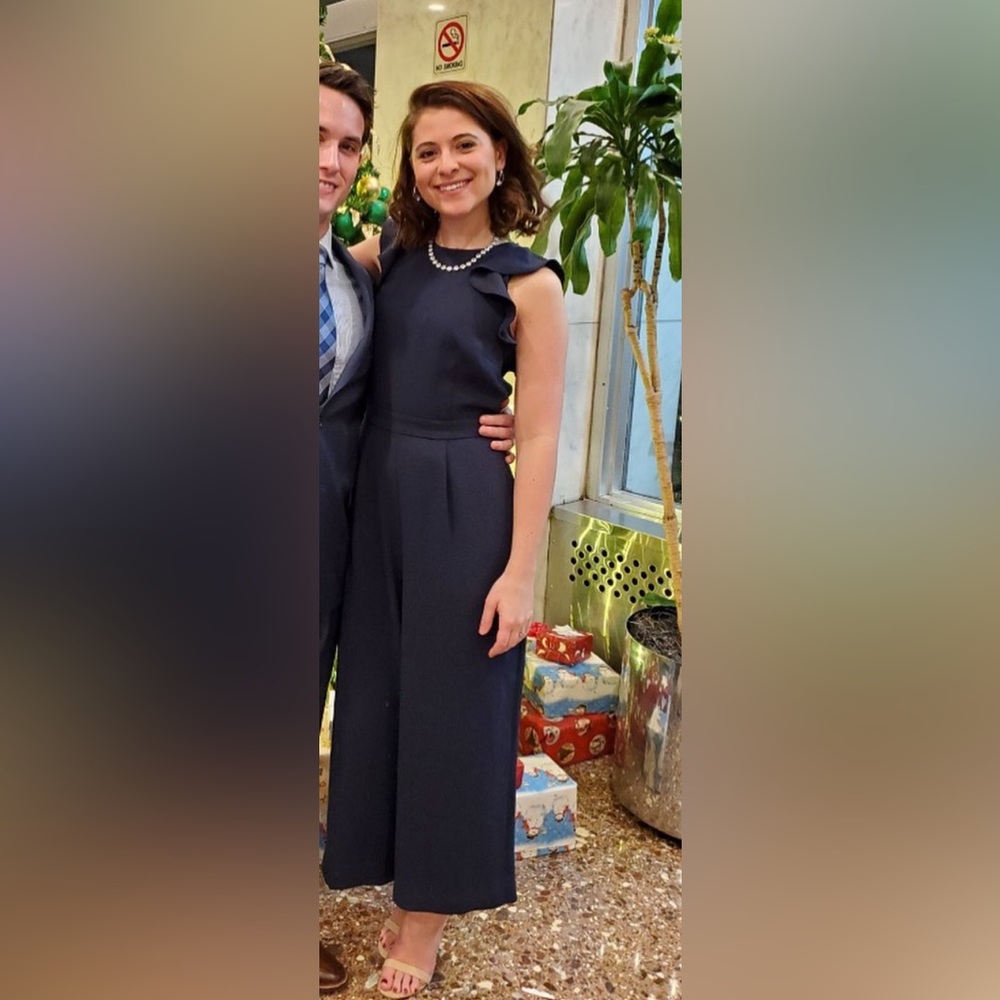 J. Crew Elegant Navy Jumpsuit